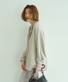 YECCA VECCA 2wayヘンリーネックルーズニット