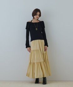 GRACE CONTINENTAL ティアードロングスカート