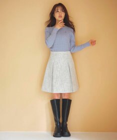 Feroux 【セットアップ対応】ツイードミニ スカート