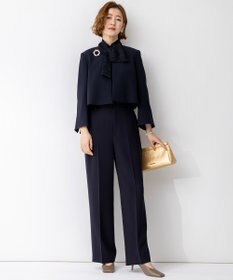 23区 【APPLAUDIR】Brocheリボンブーケレース ブラウス