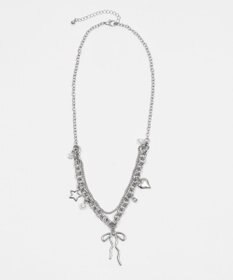 WEGO Lマルチチャームダブルネックレス