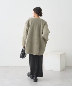 earth music&ecology ボアキルトミドルコート