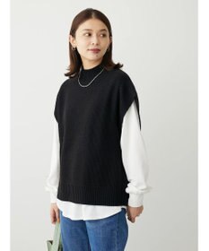 Green Parks ＳＥＴ２点モックネックカノコベスト＋ロンＴＥＥ