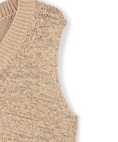 UNFILO テープヤーンニット ベスト