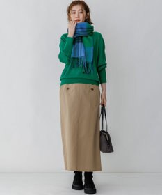 23区 カシミヤ チェック ストール