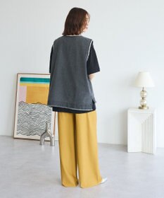 Green Parks フリンジ付きデニムベスト