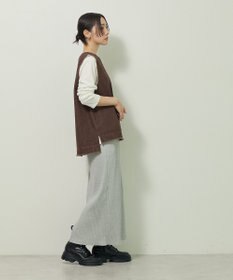 Green Parks フリンジ付きデニムベスト