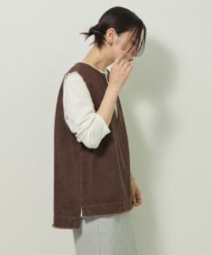 Green Parks フリンジ付きデニムベスト