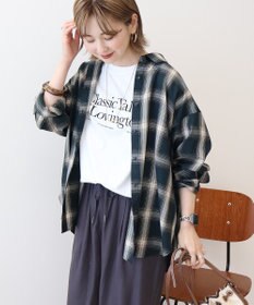 AMERICAN HOLIC イージーケアチェックシャツ【360°着こなしシャツ】