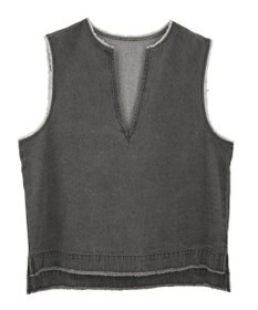 Green Parks フリンジ付きデニムベスト