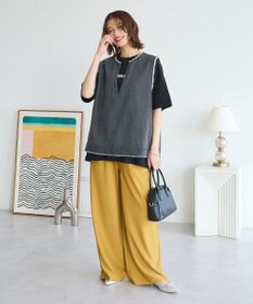 Green Parks フリンジ付きデニムベスト