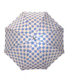 槇田商店 ノルディック ドットコラージュ ブルー 長傘