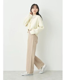 earth music&ecology バイカラースポンディッシュカーディガン