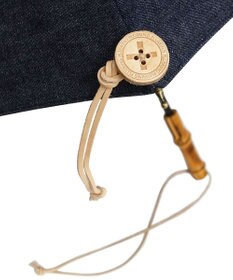 +RING 【限定/日本製】プラスリング 岡山デニム 晴雨兼用ショート長傘 47cm SR406-2