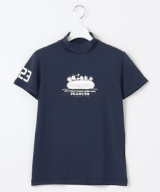 23区GOLF 【PEANUTS】【WOMEN】スヌーピーコラボ モックネックシャツ