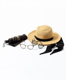 23区 【Oggi8月号掲載/UVケア】ラフィア リボン ハット