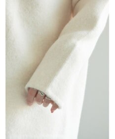 Te chichi 起毛ミドルVネックカーディガン