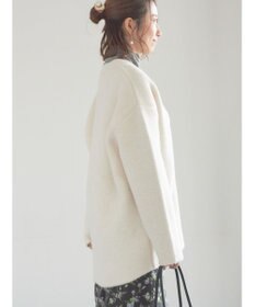 Te chichi 起毛ミドルVネックカーディガン