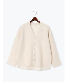 Te chichi 起毛ミドルVネックカーディガン