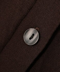 AMERICAN HOLIC 5分袖シアーVネックニットカーディガン