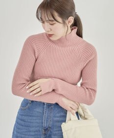 Green Parks ・Ｐｅｔｉｔ　Ｆｌｅｕｒ　ボトルネックリブニット