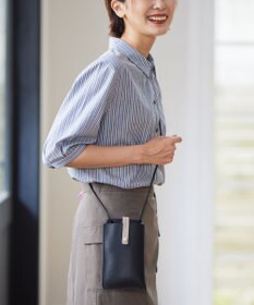 J.PRESS LADIES 【WEB限定カラーあり・セットアイテム】コインケース付き スマホ ポシェット