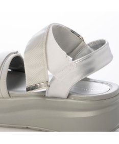 MODE ET JACOMO <noyau>厚底サテンベルクロスポーツサンダル