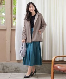 Tiaclasse フーデットショートコート