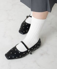 Bridget Birkin 【Bridget Birkin】ドットビジューメリージェーンシューズ