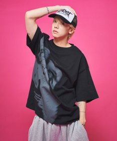 WEGO 【ユニセックス着用ITEM】ラインストーングラフィックT（SS）