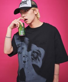 WEGO 【ユニセックス着用ITEM】ラインストーングラフィックT（SS）