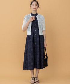 組曲 S ラメシアーチェック ワンピース