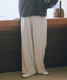 earth music&ecology センターシームタックスウェットパンツ