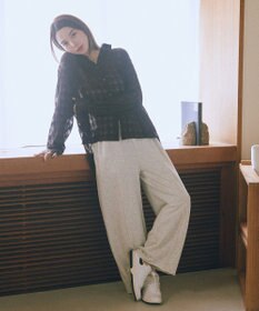 earth music&ecology センターシームタックスウェットパンツ