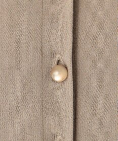 組曲 【洗える・6色展開】CANDYボタン 半袖カーディガン