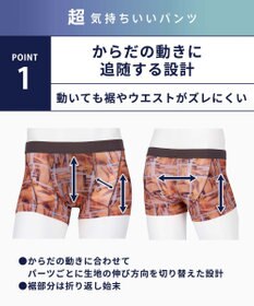 WACOAL MEN WACOAL MEN ボクサーパンツ ローライズ 【超気持ちいいパンツ】 動きにフィット 裾やウエストがズレにくい フロントの安定性・快適性 前閉じ 下着 メンズ WT3440 /ワコールメン