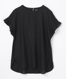 ANY 【洗える】ライトリネンクロスフレアスリーブ ブラウス