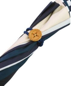 +RING 【UVカット95%以上】【UPF50＋】プラスリング レディース向け 晴雨兼用（長ショート） NVY/WHT T1300