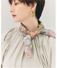 MOONBAT SWASH LONDON 大判シルクツイルスカーフ Trifle 68×68cm 日本製