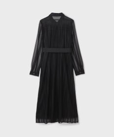 GRACE CONTINENTAL ストライプレースシャツワンピース