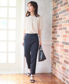 ANY SIS 【撥水】サテンストレッチビューティ パンツ