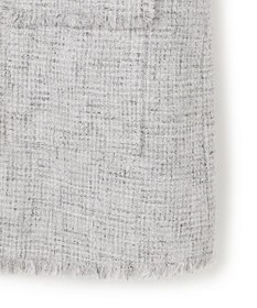 ICB ライトブッチャーツイード ノーカラージャケット