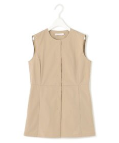 ICB L 【接触冷感・UVカット・撥水・洗える】 プルーフ4WAYタフタ ジレブラウス