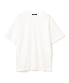 JOSEPH HOMME 新素材【清涼感】メランジクロスジャージー　Vネック半袖カットソー