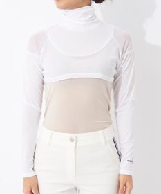 FILA GOLF／marie claire 【Marie claire sports】メッシュ切替ハイネックボレロ丈アンダーシャツ