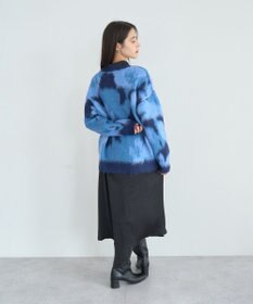 YECCA VECCA フラワー柄シャギーニット