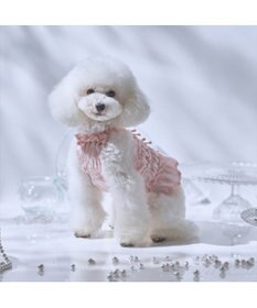 PET PARADISE cherircouture シャーリング キャミソール 《ピンク》 小型犬