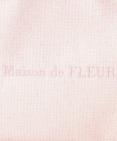 Maison de FLEUR ツイードキャリーオントートバッグ
