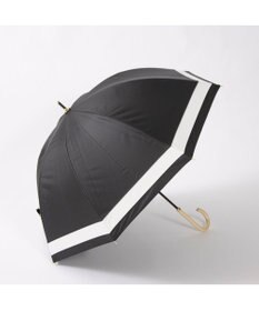 UNBILLION カシュネ cachenez / 【晴雨兼用】【日傘】 【UV カット率99.999.9％以上】PU切り継ぎボーダーバルーンショートパラソル