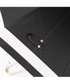UNBILLION カシュネ cachenez / 【晴雨兼用】【日傘】 【UV カット率99.999.9％以上】PU切り継ぎボーダーバルーンショートパラソル